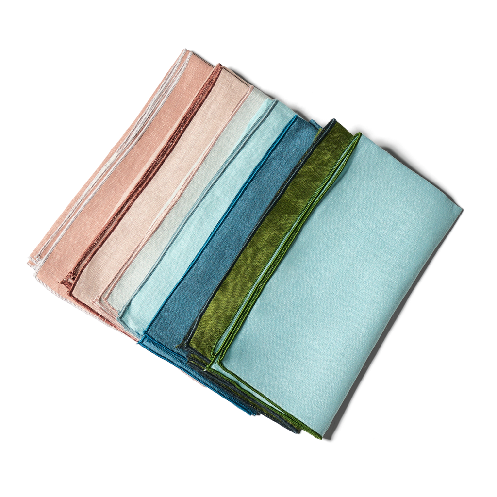Linen Filo Napkins by Borgo Delle Tovaglie , Italy