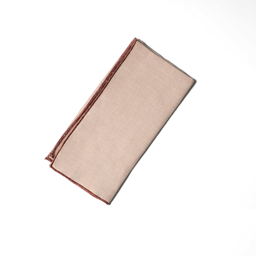 Linen Filo Napkins by Borgo Delle Tovaglie , Italy