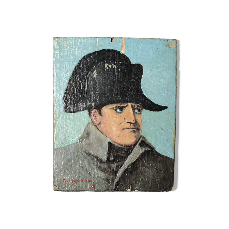 French Antique Oil Painting