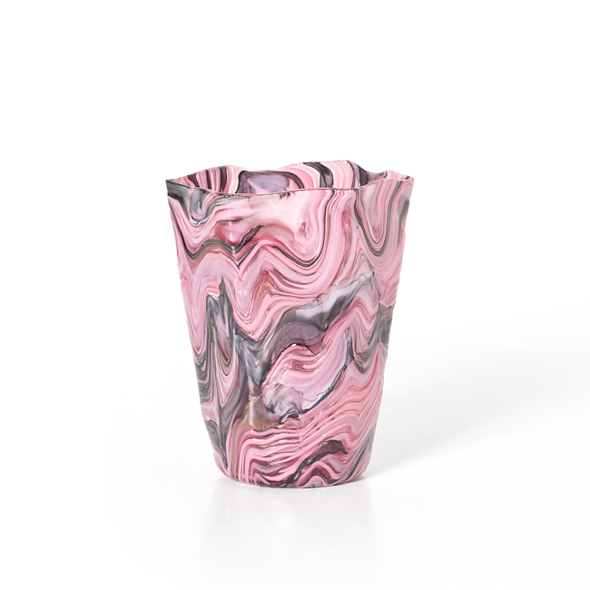Murano Calcedonia Hexagonal Glasses by Davide Di Fuin – Found by Maja