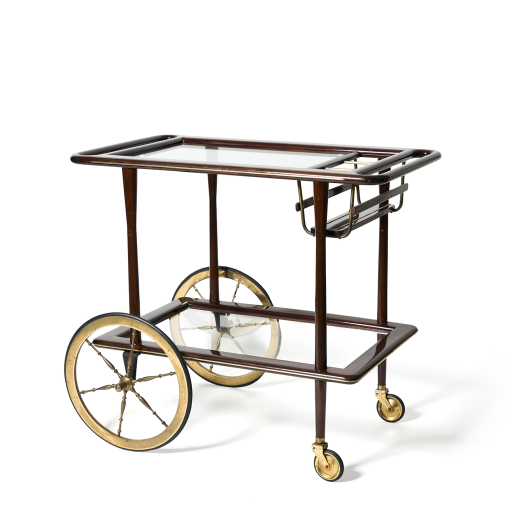 Italian Bar Cart by Cesare Lacca, 1950s