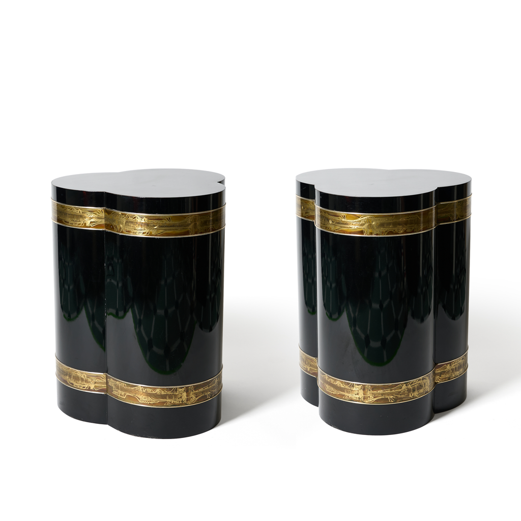 Pair of Bernhard Rohne for Mastercraft Side Table or Dinning Table Legs