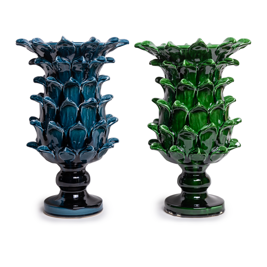 Artichoke Chalice Vase by Jean Roger, Paris