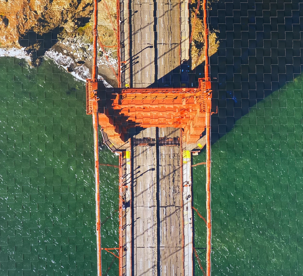 Jock McDonald - Golden Gate Bridge, North Tower - Woven