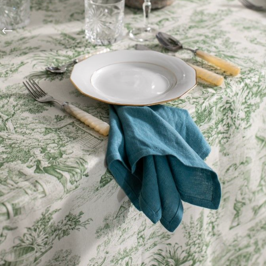 Filo Toile Tablecloth by Borgo Delle Tovaglie , Italy