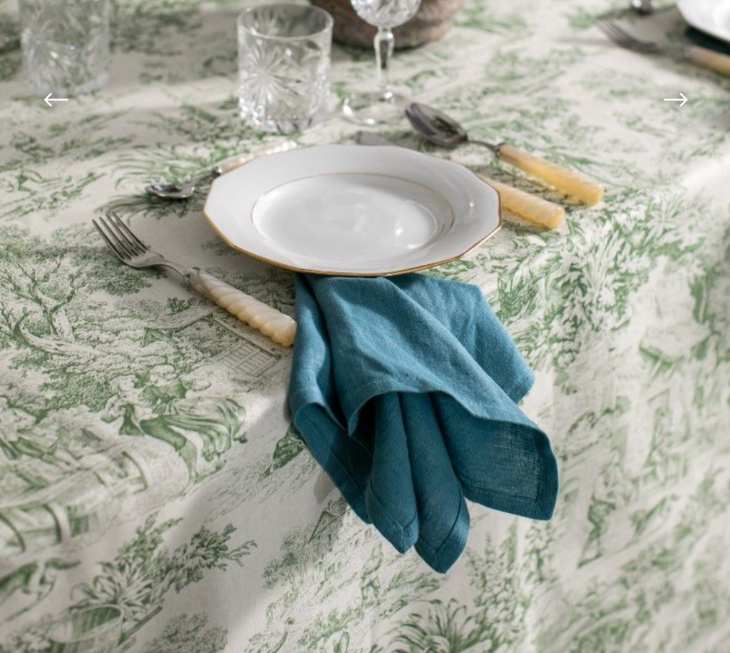 Filo Toile Tablecloth by Borgo Delle Tovaglie , Italy