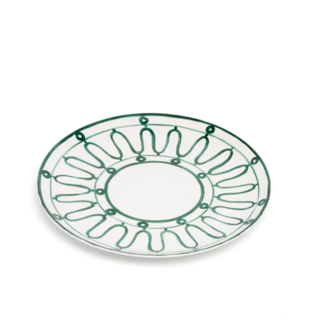Kyma Green Charger or Lg Dinner Plate by Themis Z.