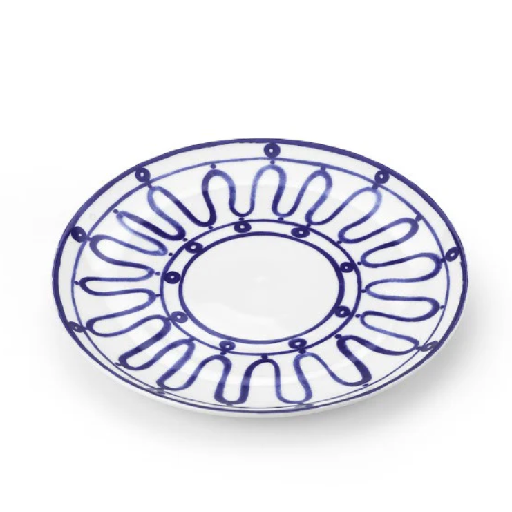 Kyma Blue Charger or Lg Dinner Plate by Themis Z.