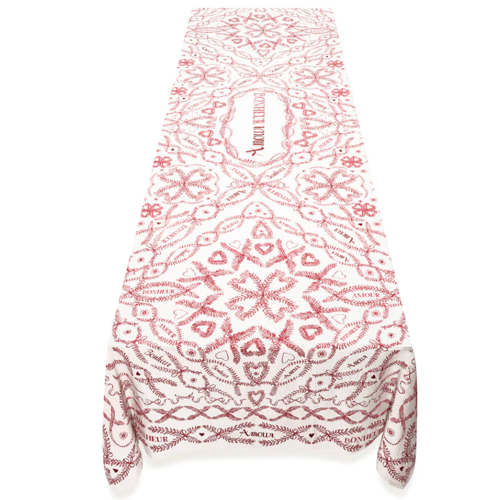 ‘Amour Bonheur’Tablecloth by Summerill & Bishop