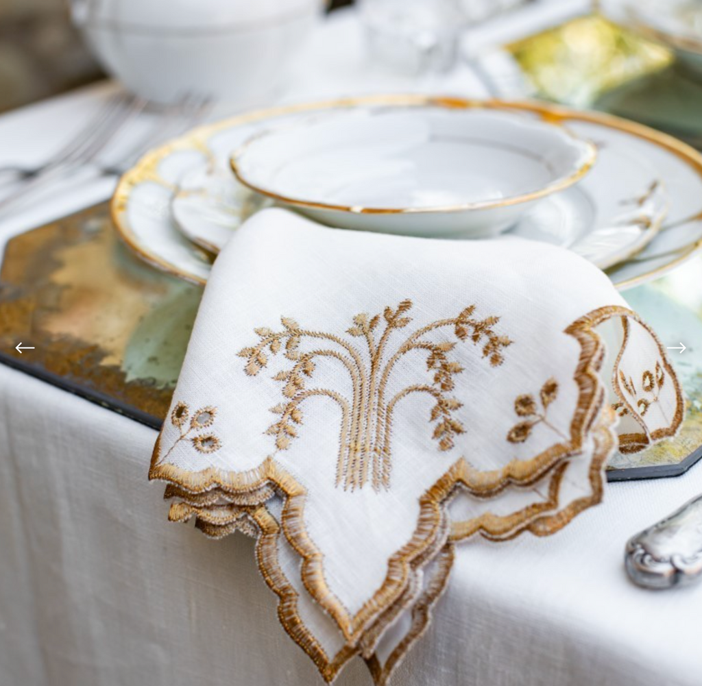 Eden Linen Napkin by Borgo Delle Tovaglie , Italy