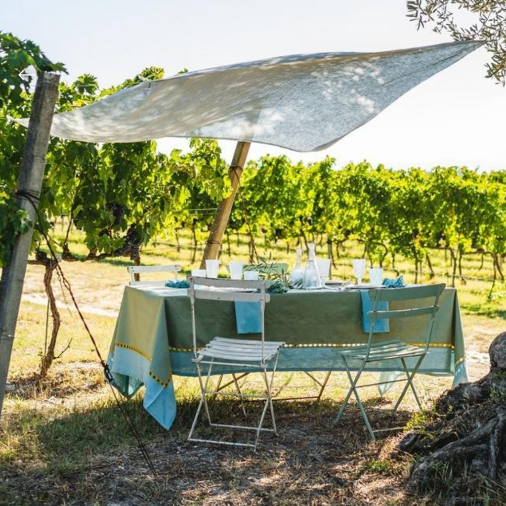 Linen Rivira Tablecloth by Borgo Delle Tovaglie , Italy