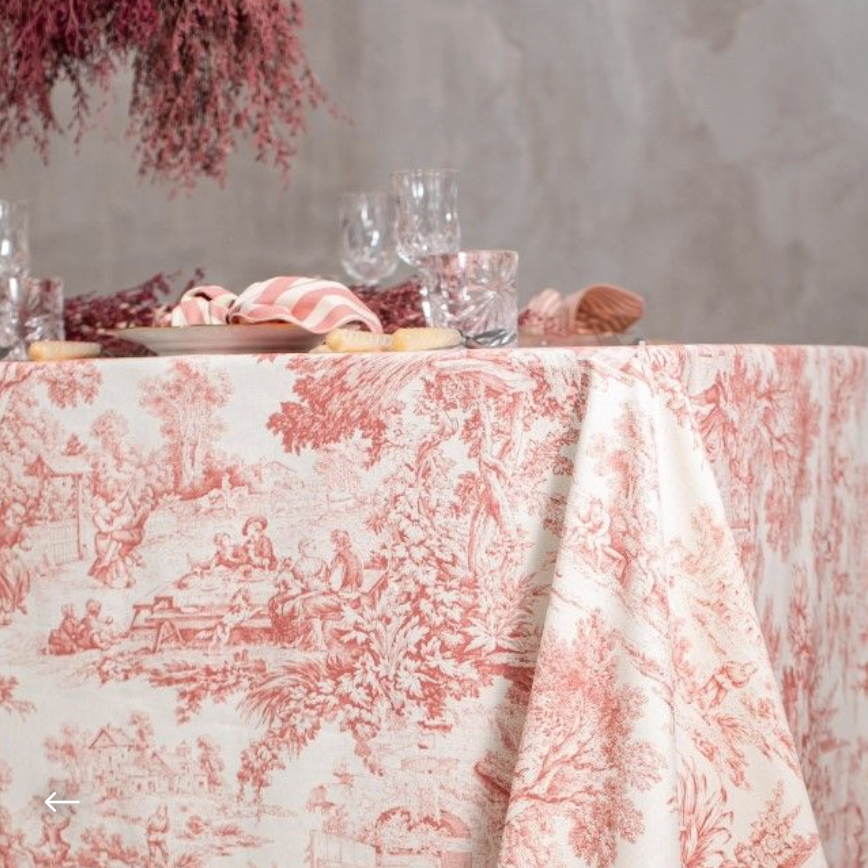 Filo Toile Tablecloth by Borgo Delle Tovaglie , Italy