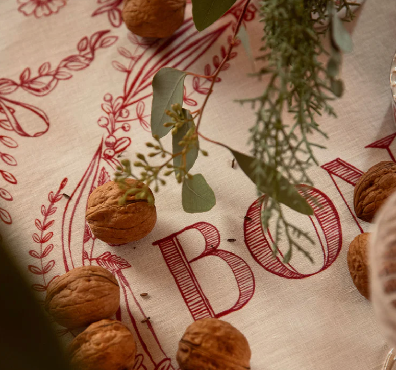 ‘Amour Bonheur’Tablecloth by Summerill & Bishop