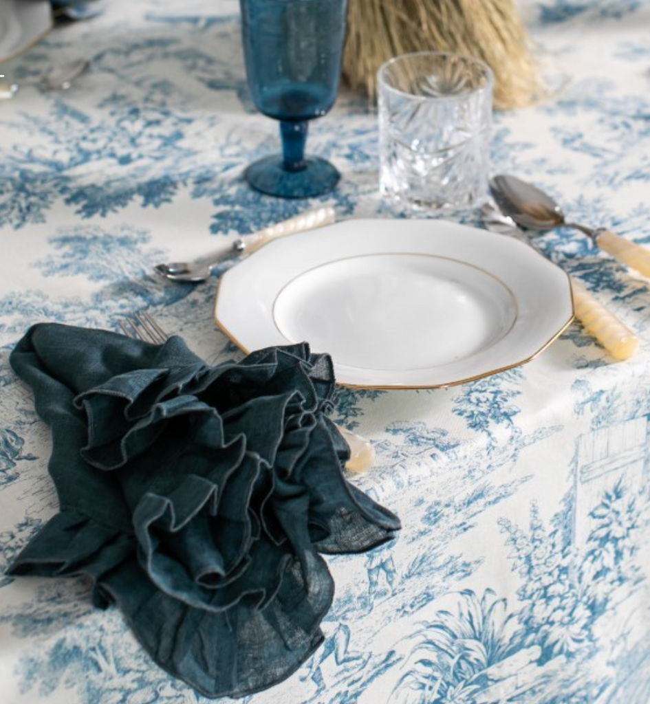 Filo Toile Tablecloth by Borgo Delle Tovaglie , Italy