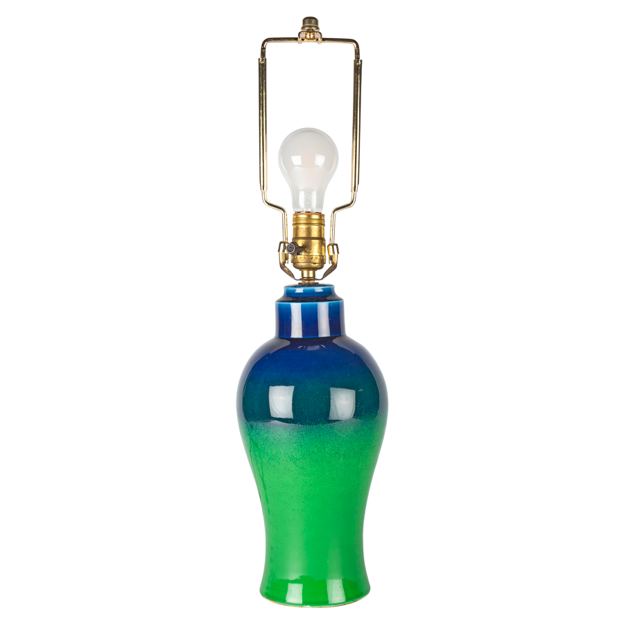 Bitossi Green and Blue Lamps