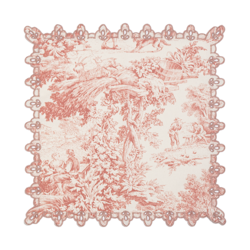 Amalfi Toile Cotton Napkin by Borgo Delle Tovaglie , Italy