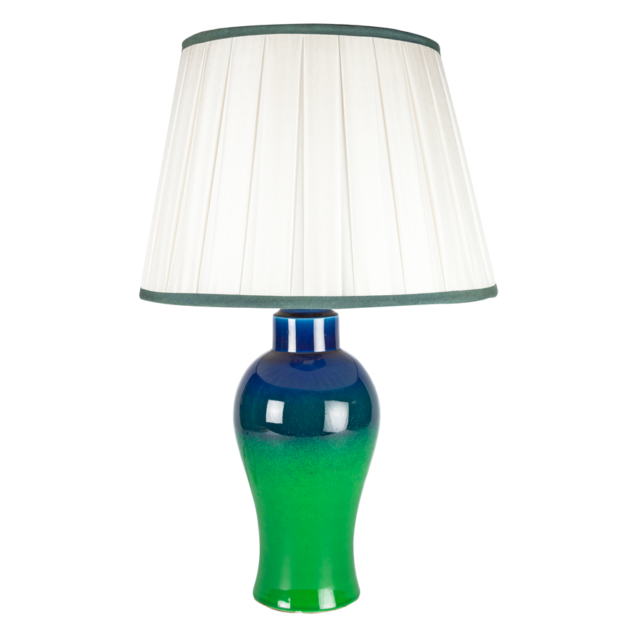 Bitossi Green and Blue Lamp