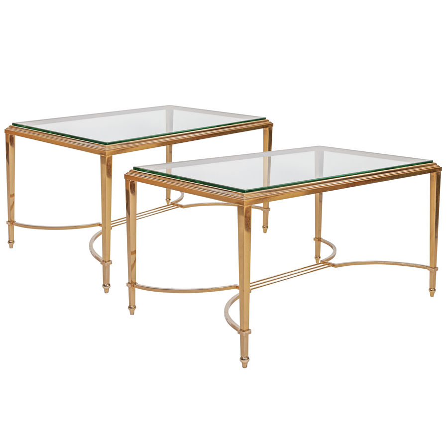 Brass Tables in the style of Maison Jasen