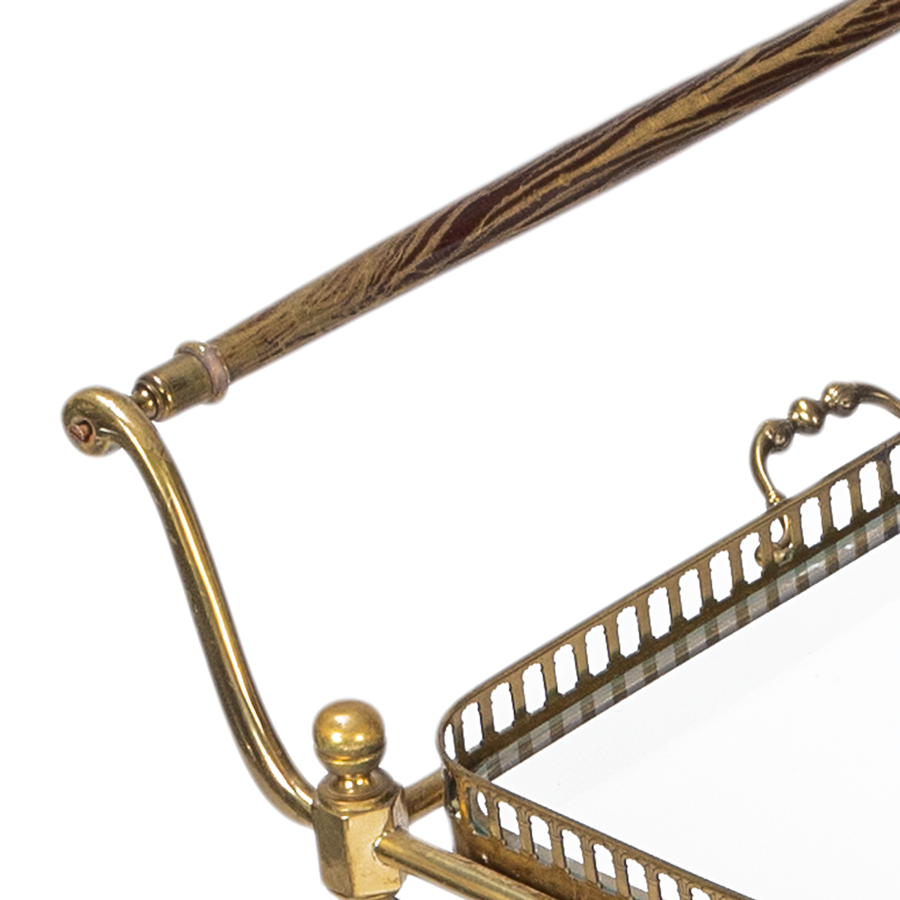French Brass Bar Cart