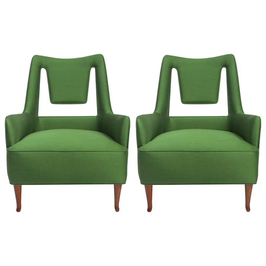 Italian 1950s Lounge Chairs - Set of 2