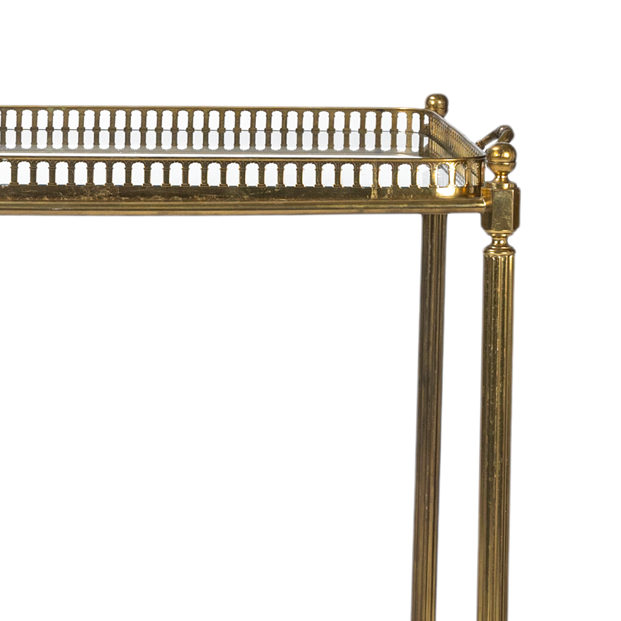 French Brass Bar Cart