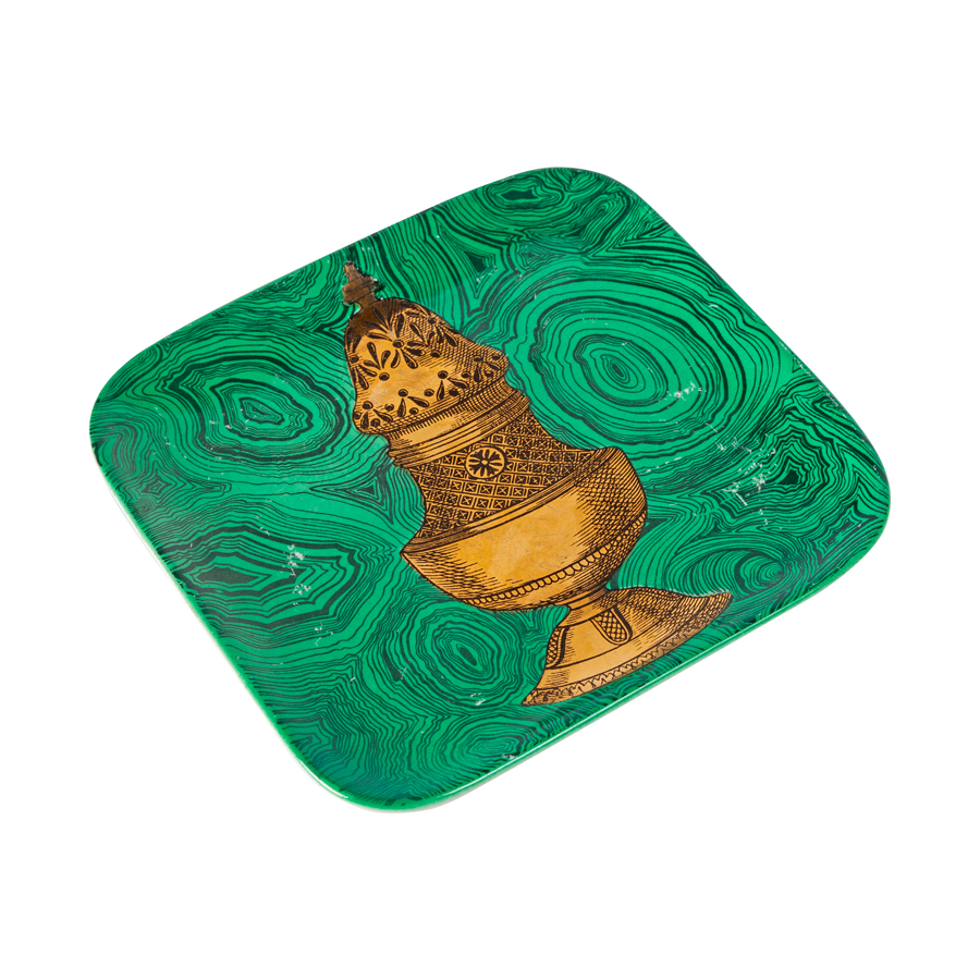 Fornasetti Faux Malachite Dish