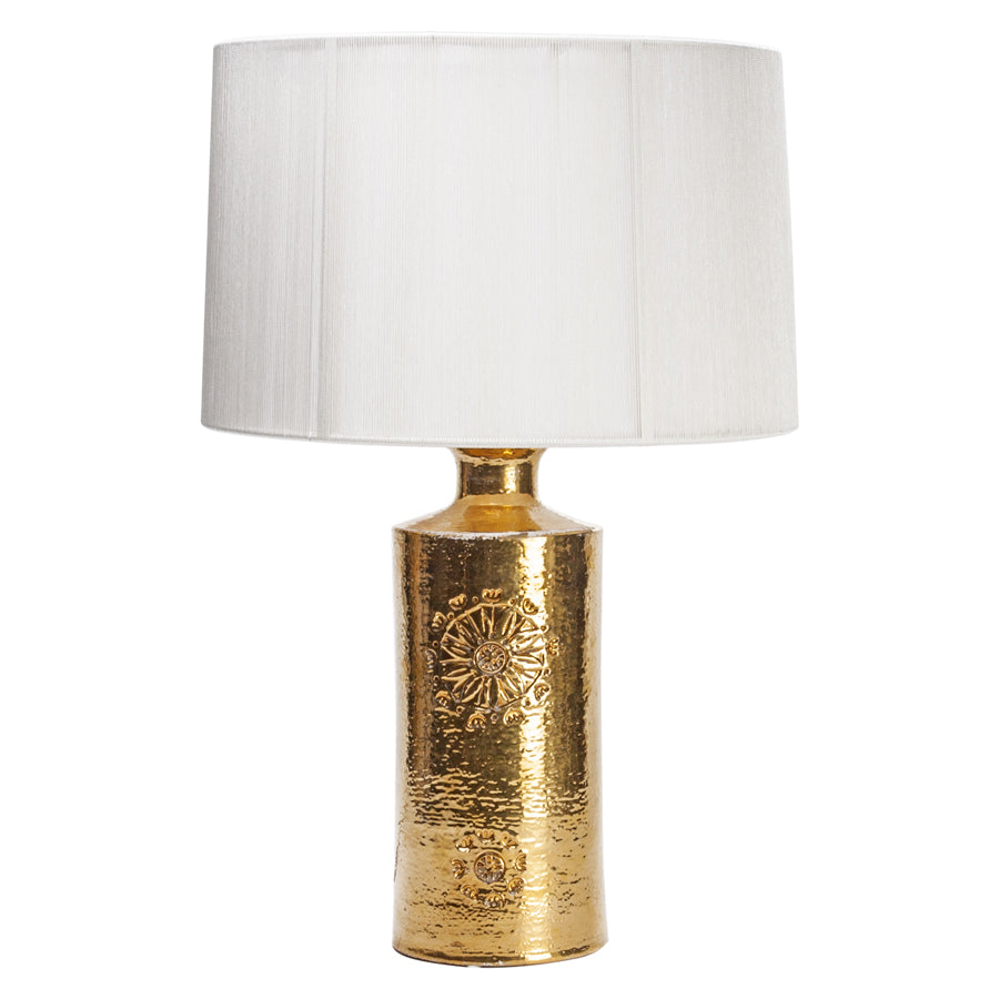 Bitossi for Bergboms Gold Table Lamp