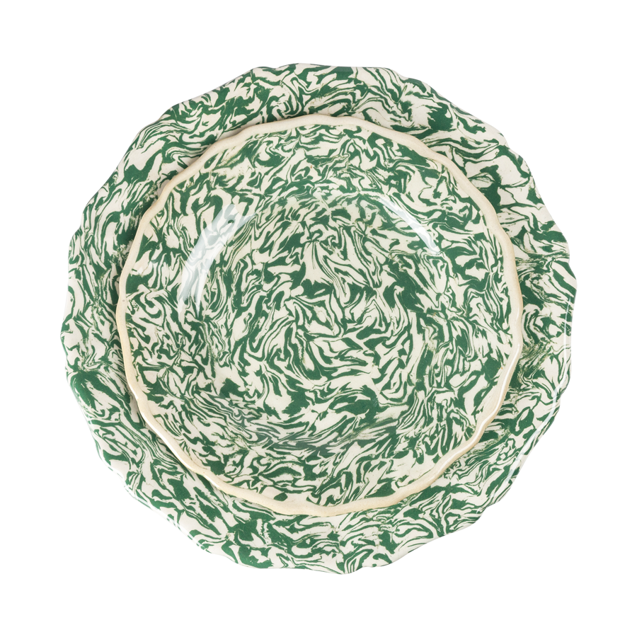 Terre Mêlée Salad Plate - Green