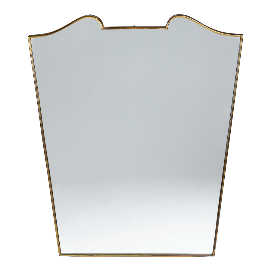 Italian Brass Mirror