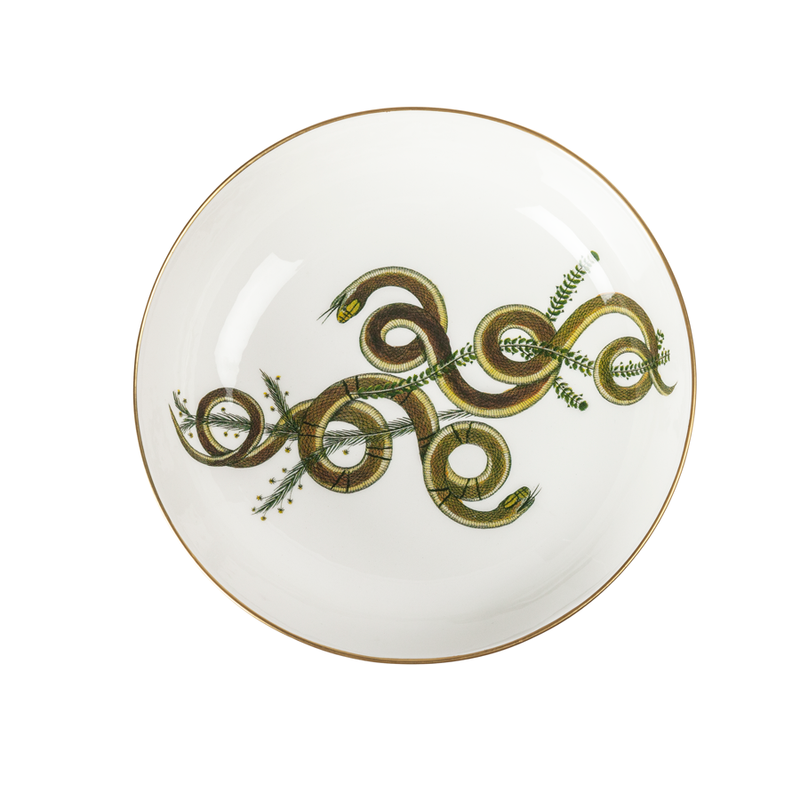 Soup Bowl - Intertwined Snakes - Set of 6