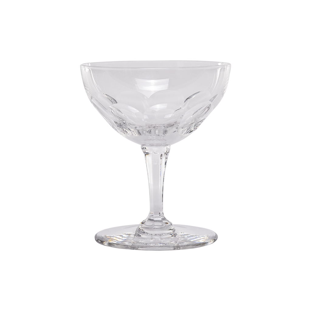 Val St. Lambert, Crystal Champagne Coupes