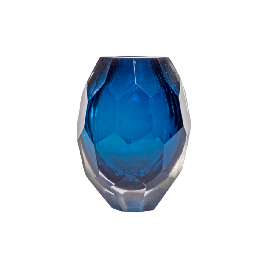 Faceted Murano Vase