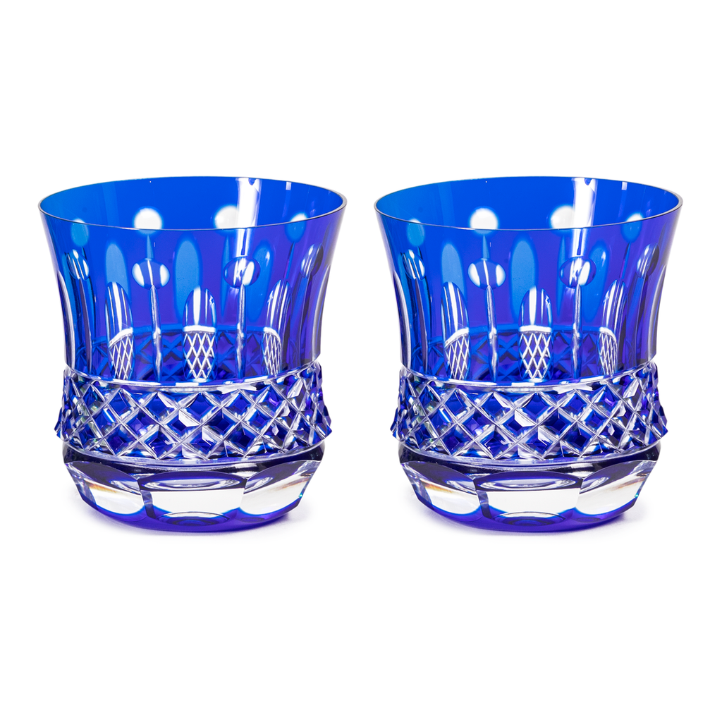 Cut Crystal Double Old Fashion - Set of 2