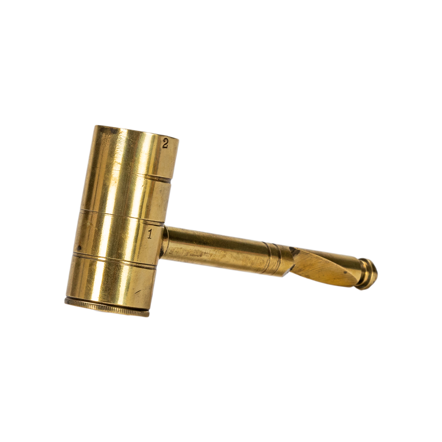 Brass Jigger and Bottle Opener