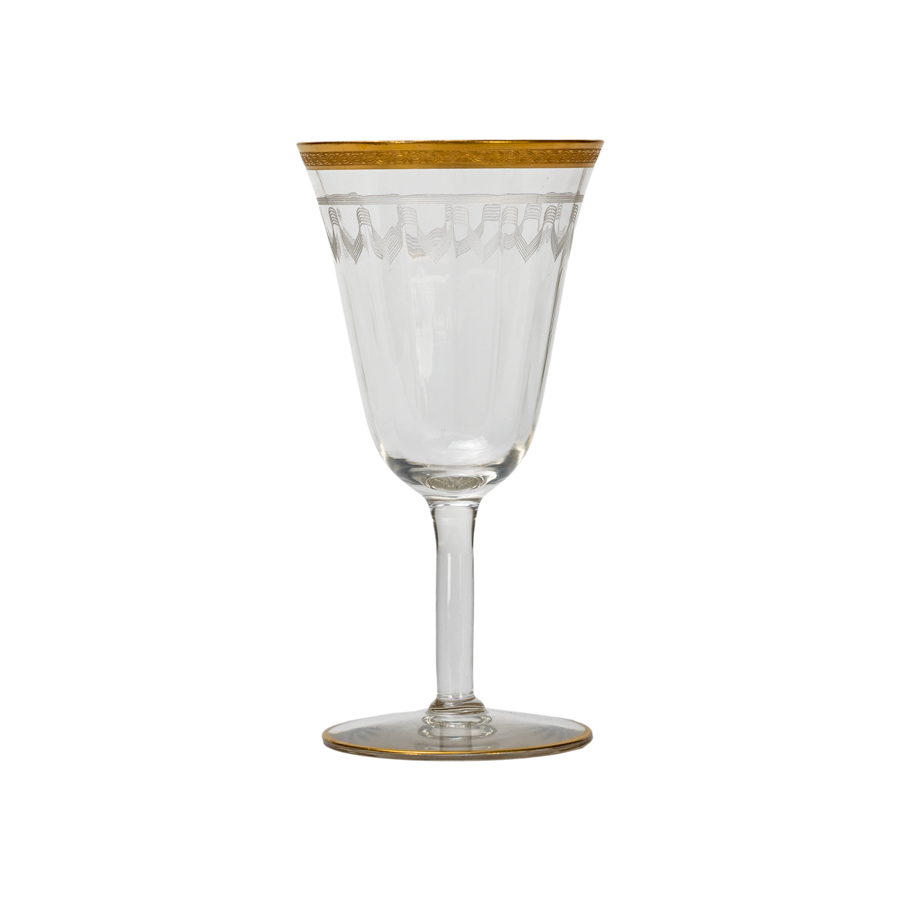 Engraved Wine Glasses by Tiffin - Set of 10