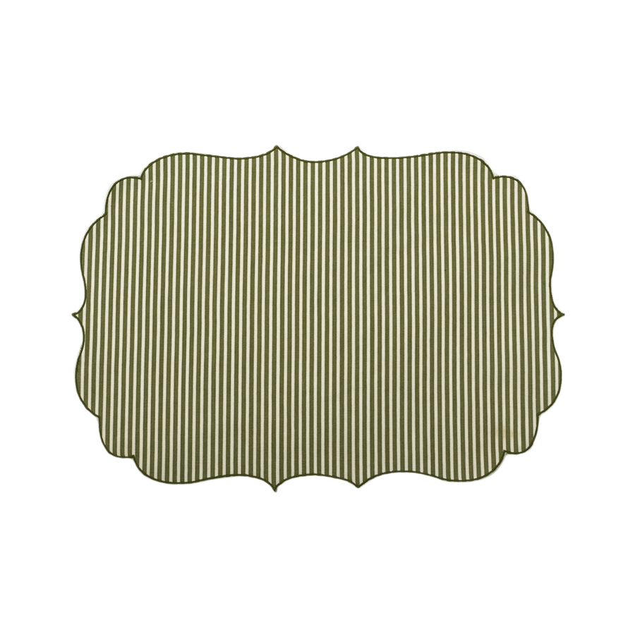 Linen Placemat by La Gallina Matta, Italy - Nina/Stripe