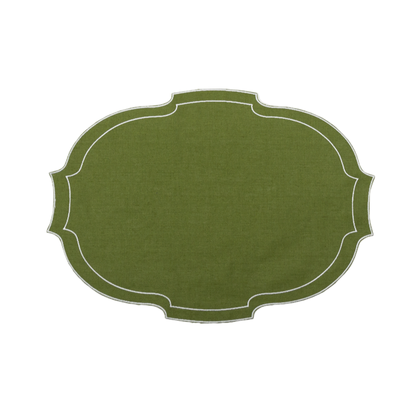 Linen Placemat by La Gallina Matta, Italy - Ellypse