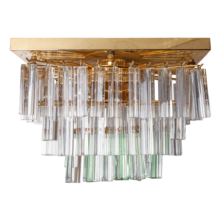 Italian Flush Mount Chandelier