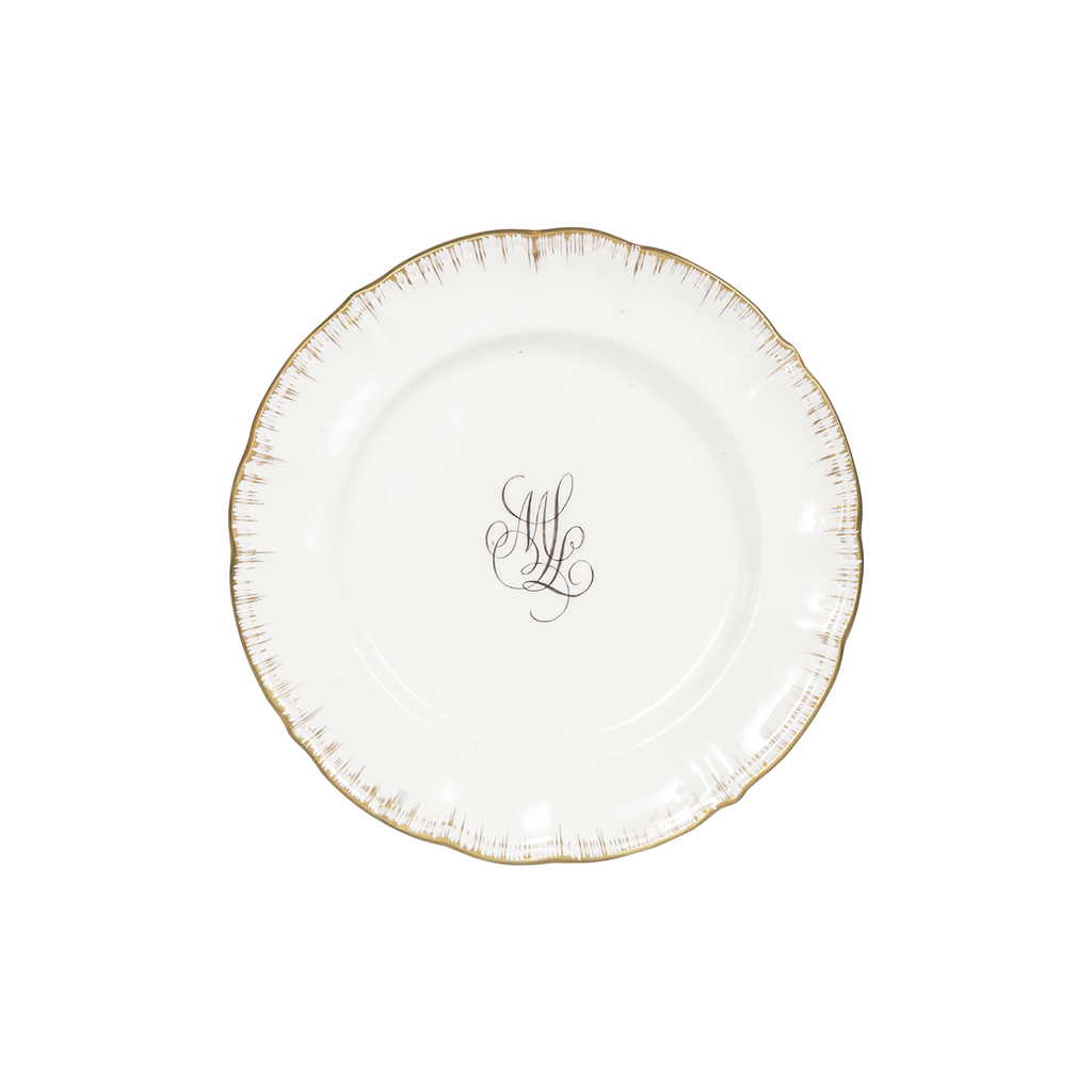 Custom Monogram Dinnerware by Laboratorio Paravicini