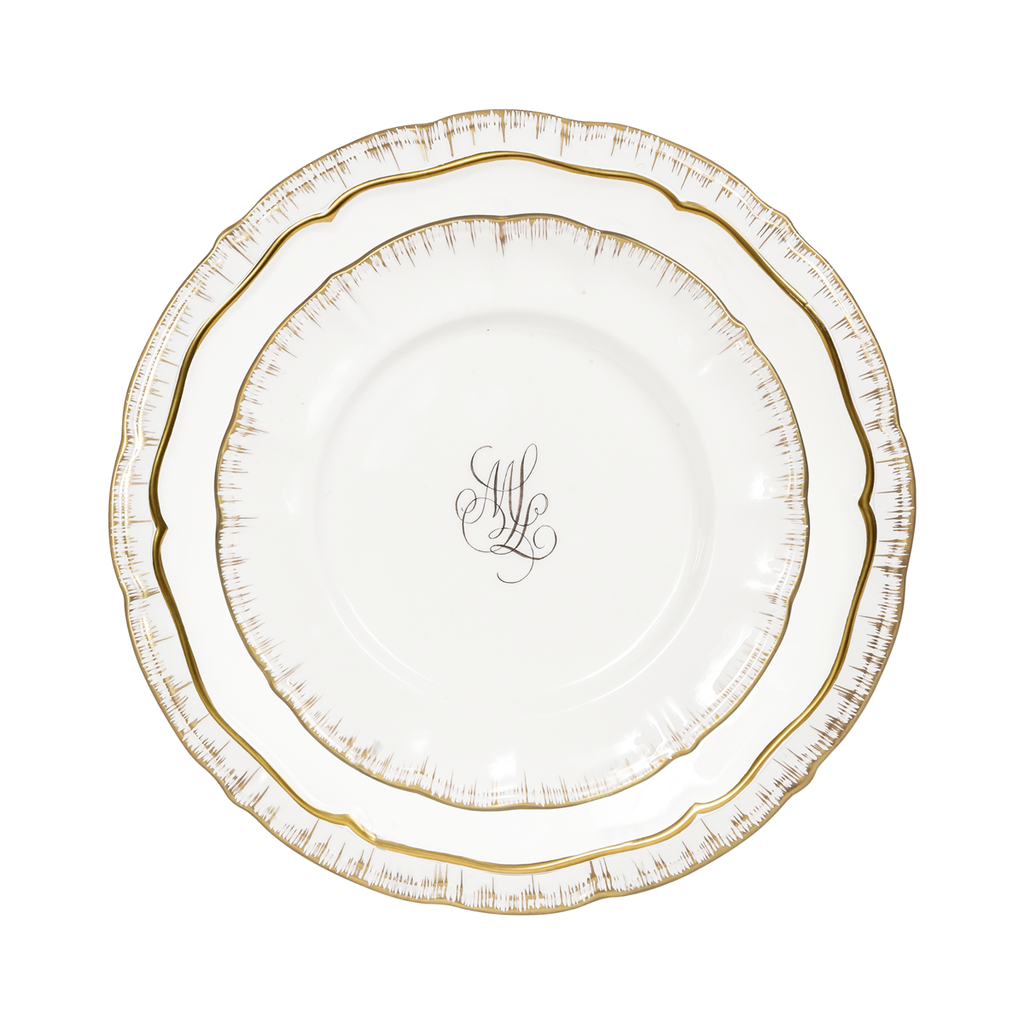 Custom Monogram Dinnerware by Laboratorio Paravicini