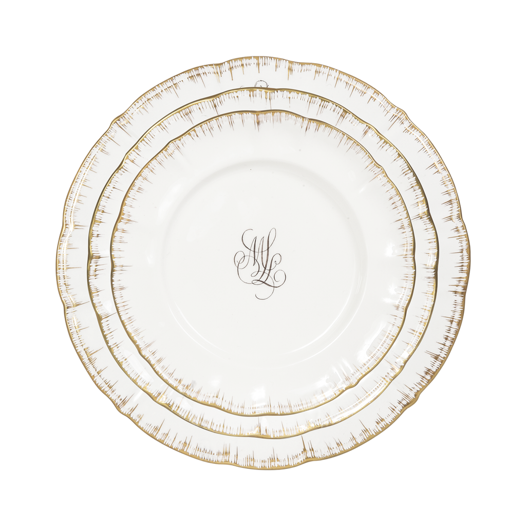 Custom Monogram Dinnerware by Laboratorio Paravicini