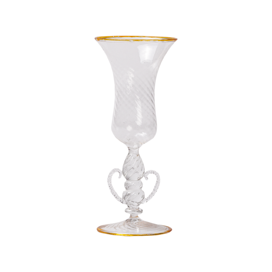 Italian Cordial Glasses with Gold Rim- Set of 6