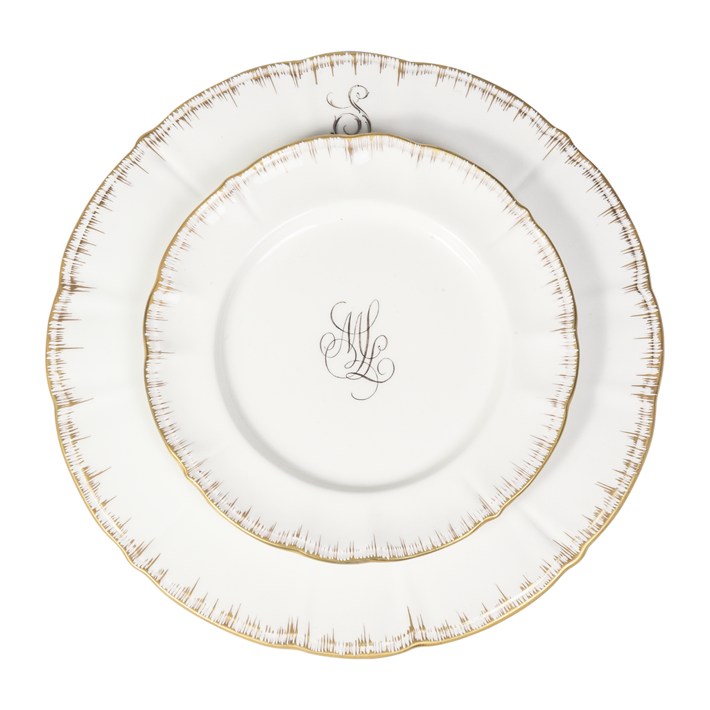 Custom Monogram Dinnerware by Laboratorio Paravicini