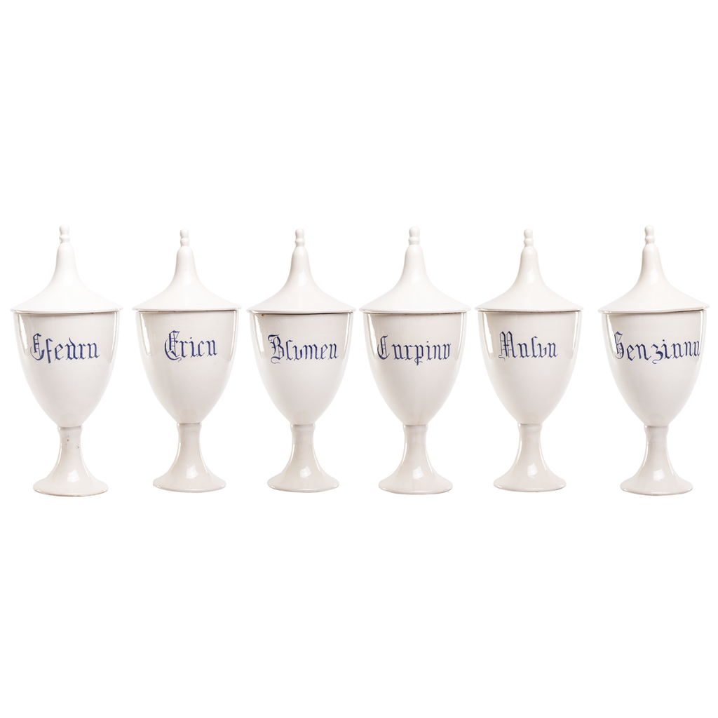 Italian Apothecary Jars - Set of 6