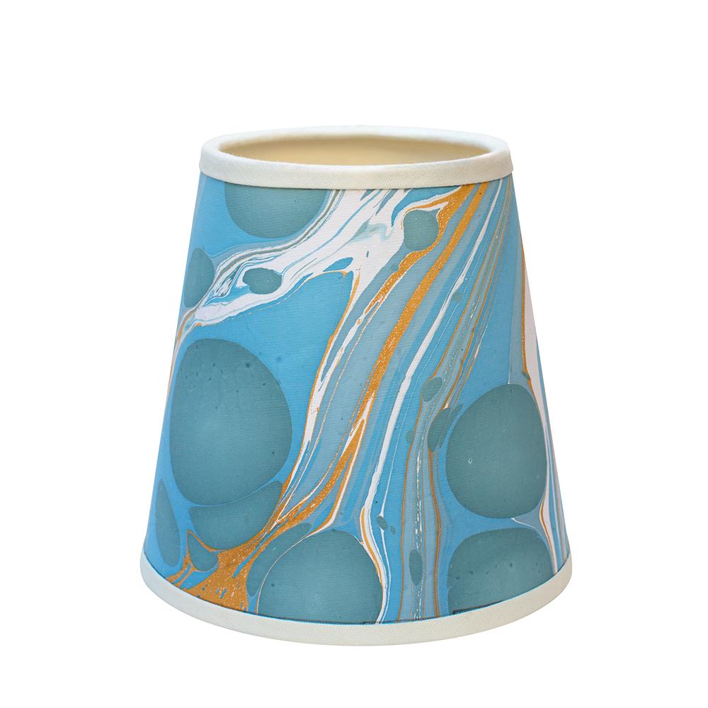 Marbleized Paper Lamp Shades