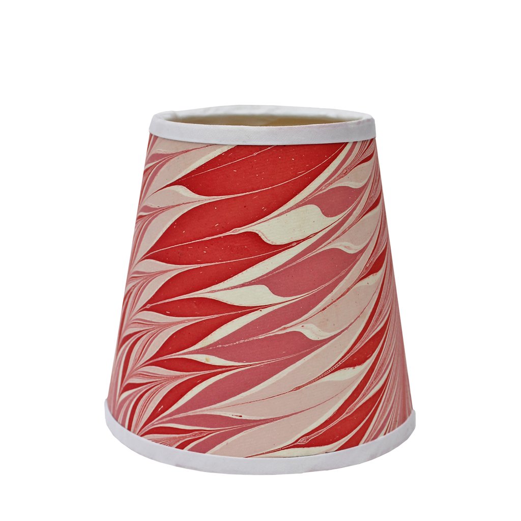 Marbleized Paper Lamp Shades
