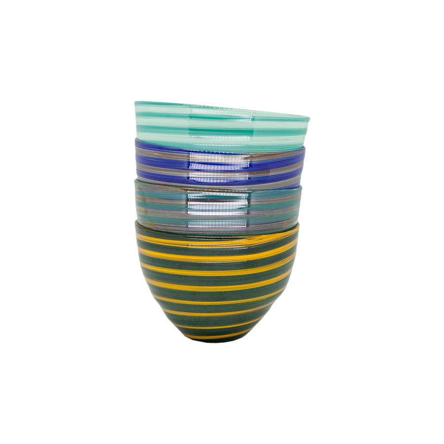 Textured Glass Bowls