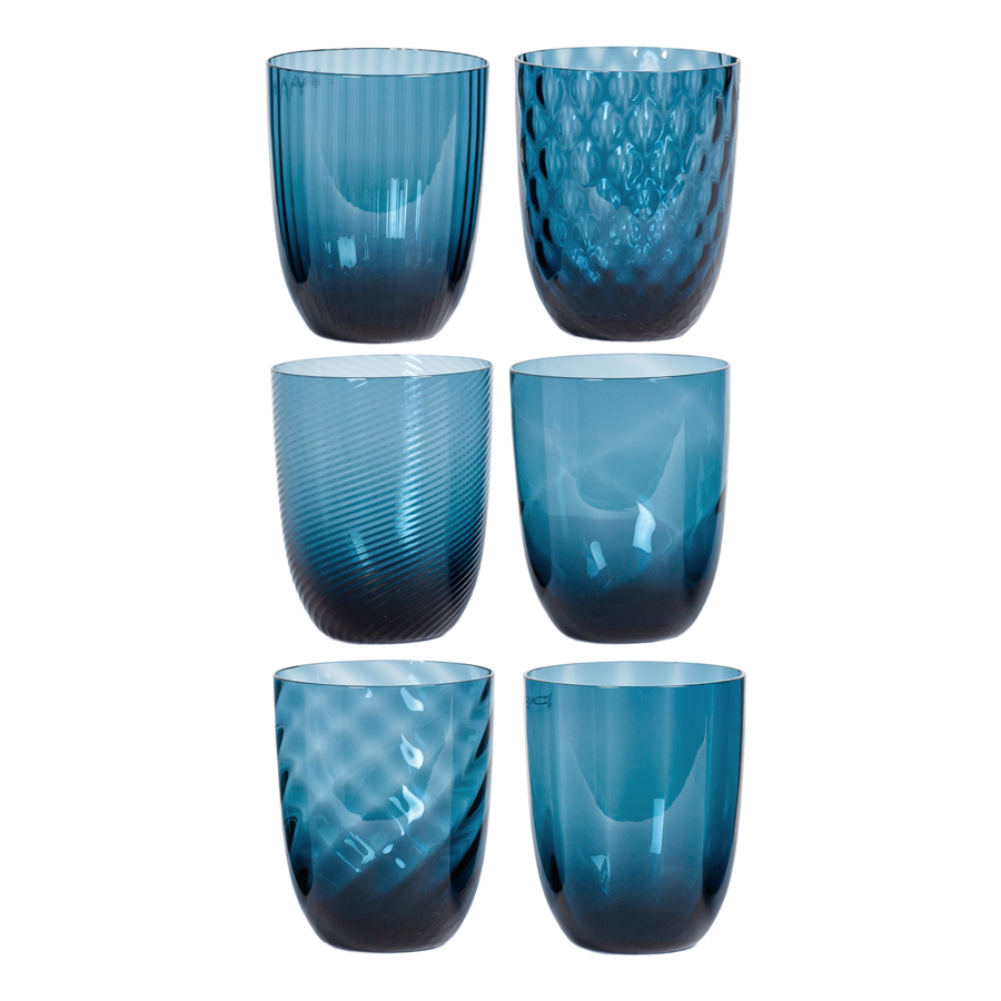 Idra Murano Glasses by Nason Moretti - Set of 6