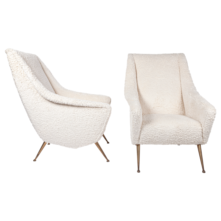 Italian Mid-Century Lounge Chairs - Set of 2