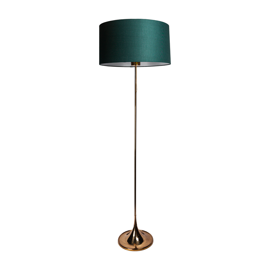 Vintage Brass Floor Lamps of Bergbom 1960s